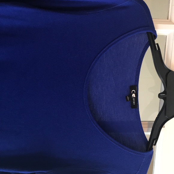 C Sport Cobalt Blue Ribbed Top. NEW - Picture 3 of 8